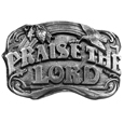Praise the Lord Antiqued Lapel Pin